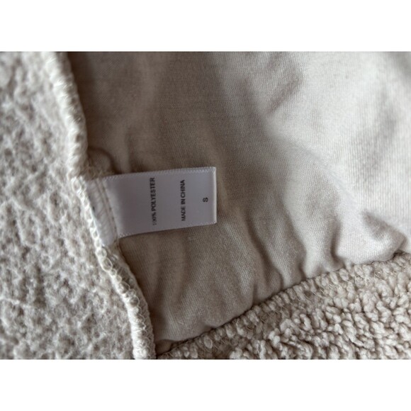 Koolaburra by UGG  Women’s S Open Front Cream Tone Brushed Sherpa Pockets Vest - Picture 3 of 6